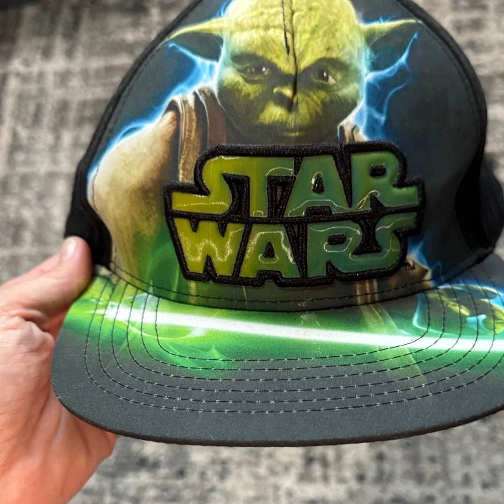 Star Wars Yoda Kids Hat - Green and Black